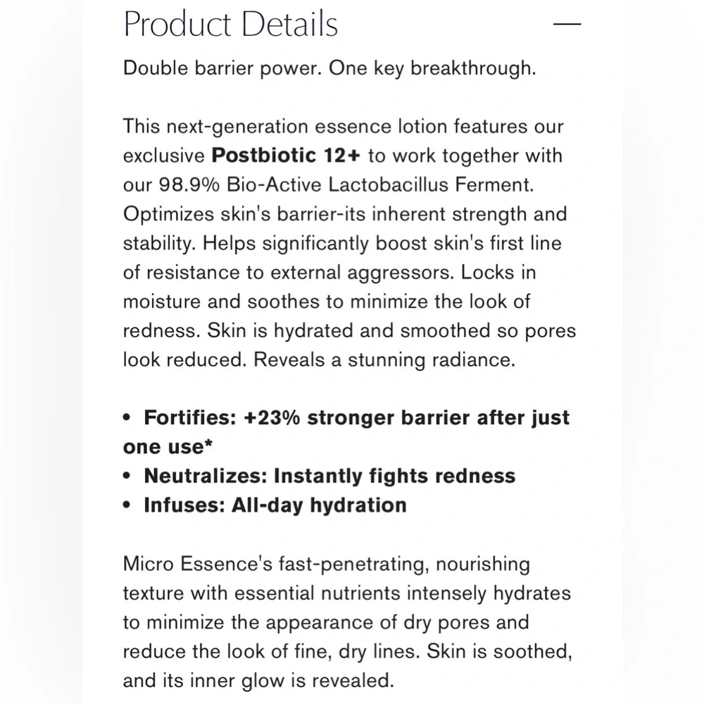 Estée Lauder | Micro Essence Treatment Lotion W/ Bio-Ferment | 400ml - NIB $215